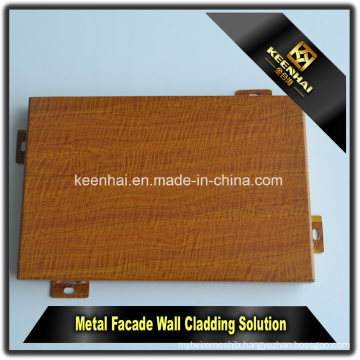 Decorative Imitation Wood Grain Aluminum Facade with Mixer Moistureproof